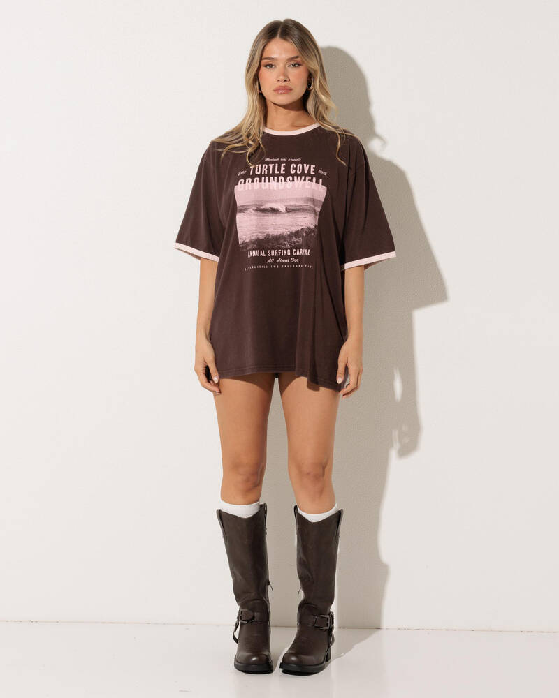 All About Eve Cove Oversized T-Shirt for Womens
