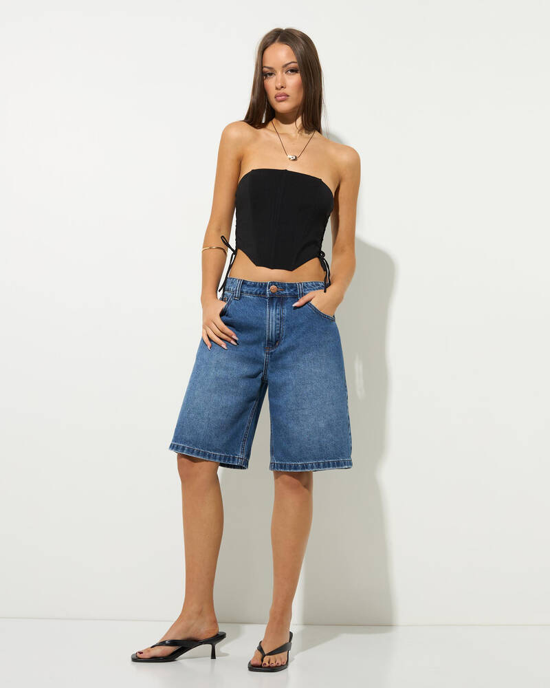 Ava And Ever Jessie Lace Up Corset Top for Womens