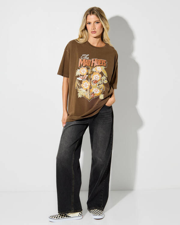 The Mad Hueys Anchor Ladybug Oversized T-Shirt for Womens