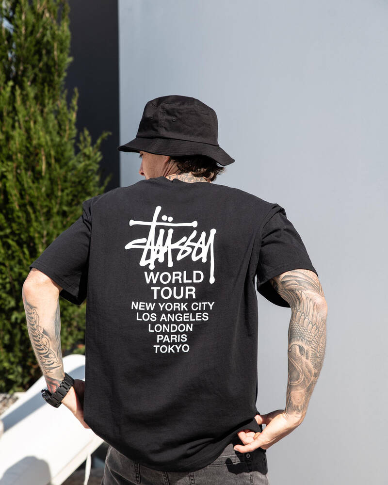 Stussy World Tour T-Shirt for Mens