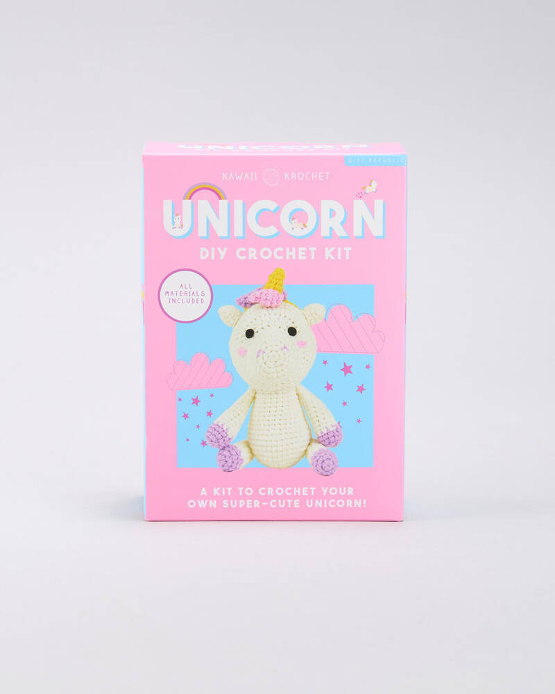 Get It Now Unicorn DIY Crochet Kit for Unisex