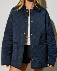 Pink Diamond Drew Puffer Jacket for Womens image number null