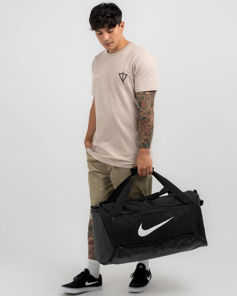 Nike Brasilia 9.5 Duffle Bag In Black/black/white - FREE* Shipping