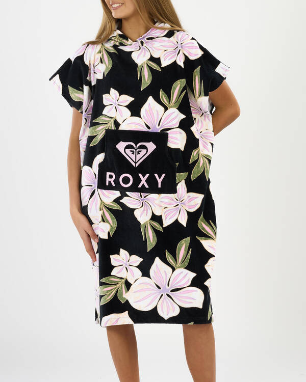 Roxy Girls' Stay Magical Printed Hooded Towel for Womens