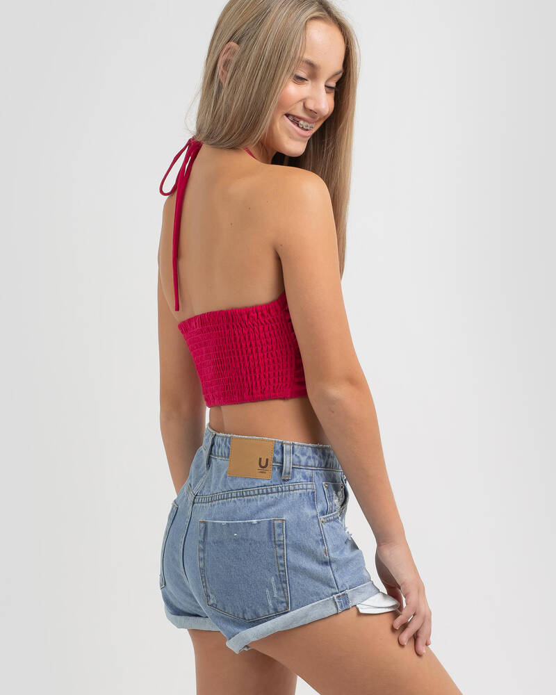 Mooloola Girls' She's So Lovely Halter Top for Womens
