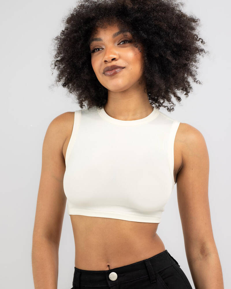 Ava And Ever Chicago High Neck Crop Top for Womens