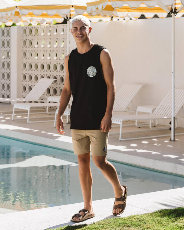 Salty Life Shadow Reel Muscle Tank for Mens