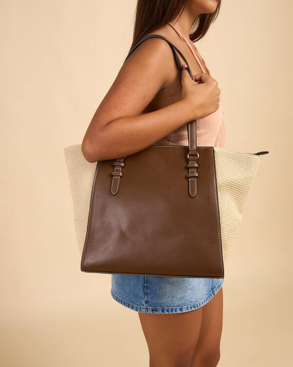 Mooloola Celine Straw Bag for Womens