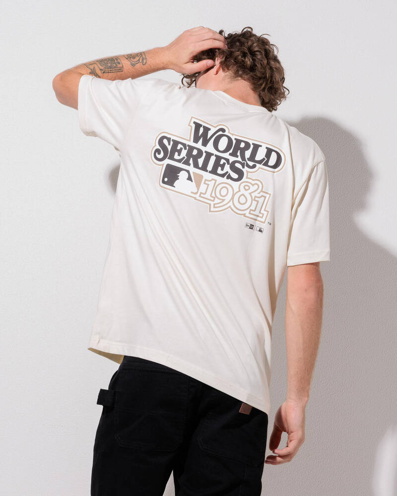 New Era LA Dodgers Champions T-Shirt for Mens