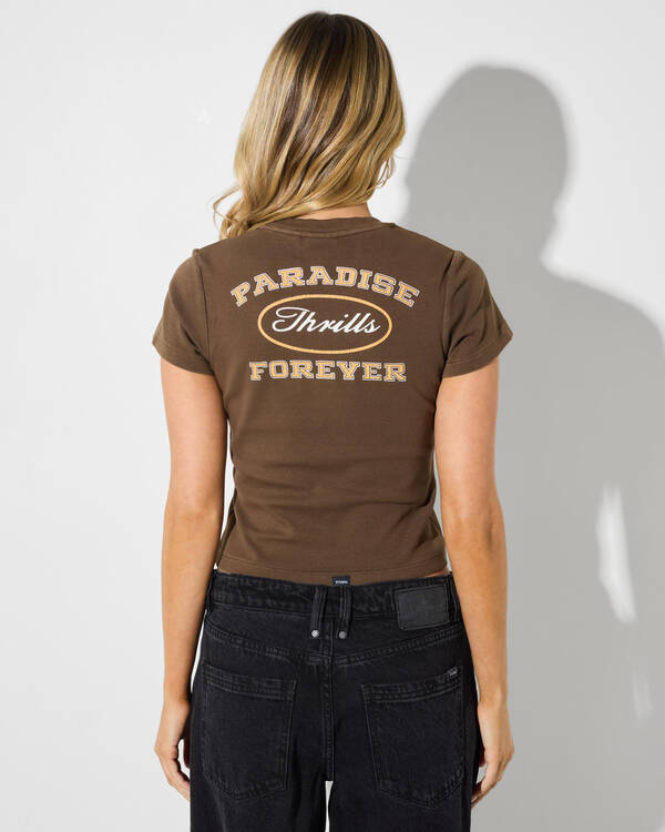 Thrills Last Stop Mini T-Shirt for Womens