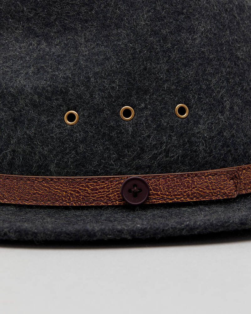 Billy Bones Club Shadow Grey Felt Hat for Mens