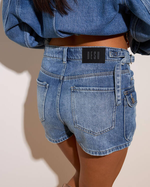 DESU Juno Cargo Denim Skort for Womens