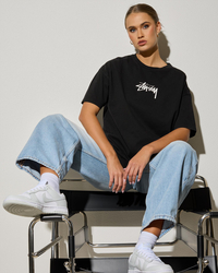 Stussy Stock Pigment Relaxed T-Shirt for Womens image number null