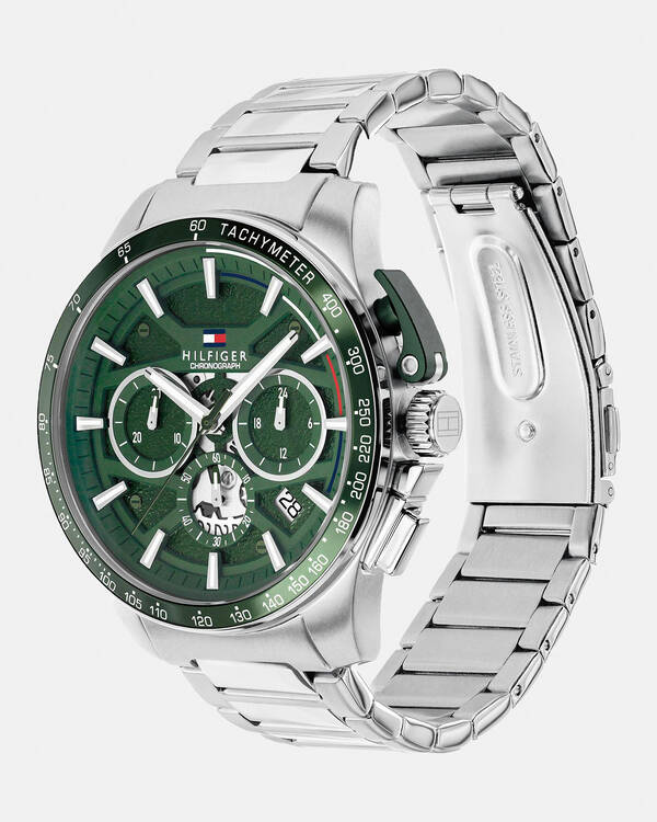 Tommy Hilfiger Bank Stainless Steel Watch