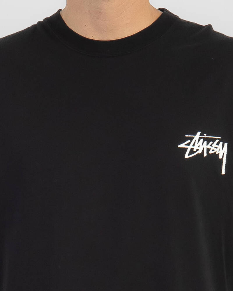 Stussy Rasta Man 50/50 T-Shirt for Mens