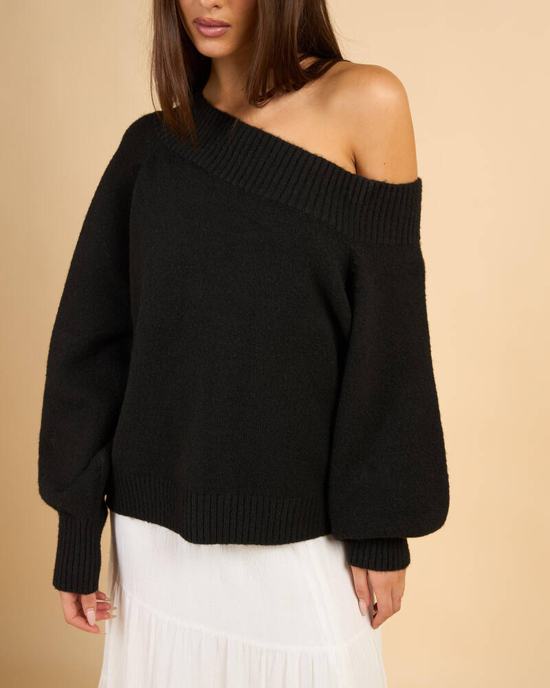 Ava And Ever Megi Off Shoulder Knit Jumper for Womens