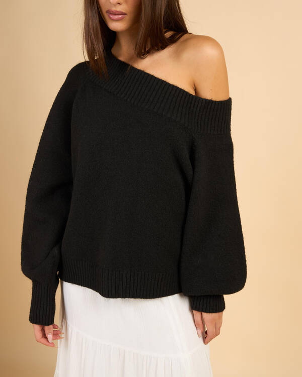 Ava And Ever Megi Off Shoulder Knit Jumper for Womens