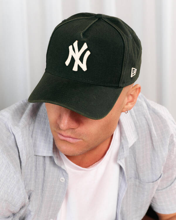 New York Yankees 9Forty A-Frame Seasonal Washed Canvas Cap