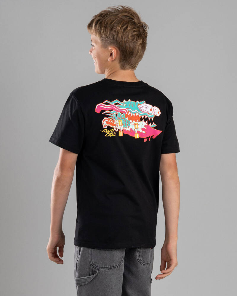 Santa Cruz Boys' Meek Scratched Slasher T-Shirt for Mens