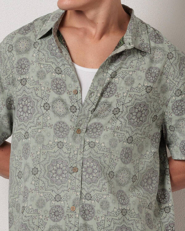 Lucid Casablanca Short Sleeve Shirt for Mens