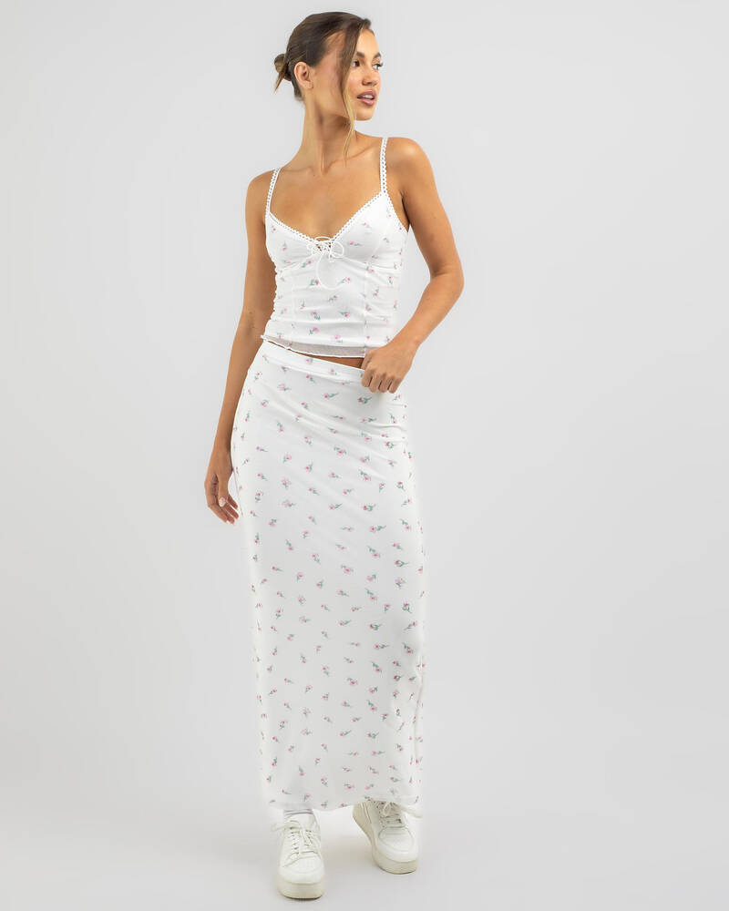 Mooloola McKessie Mesh Maxi Skirt for Womens