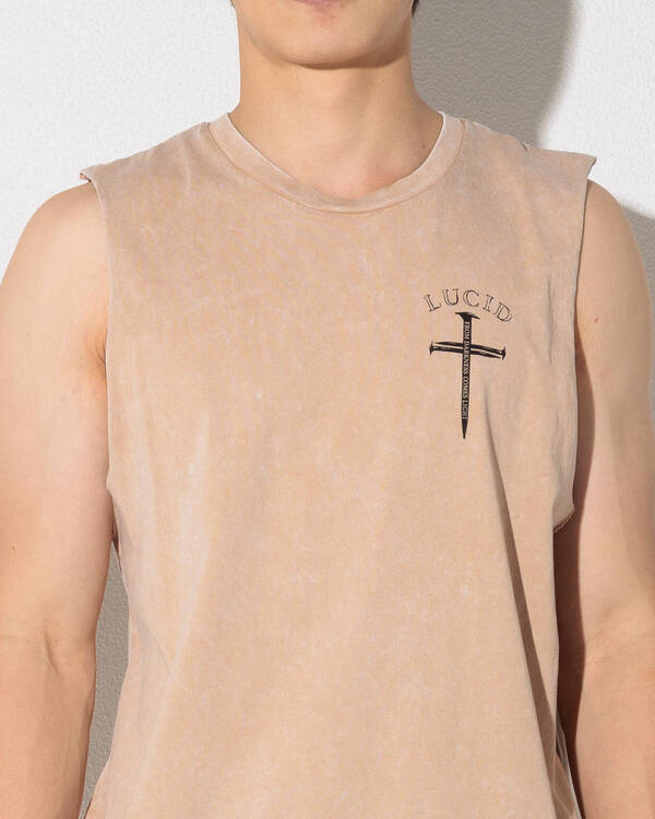 Lucid Nail Bound Muscle Tank for Mens