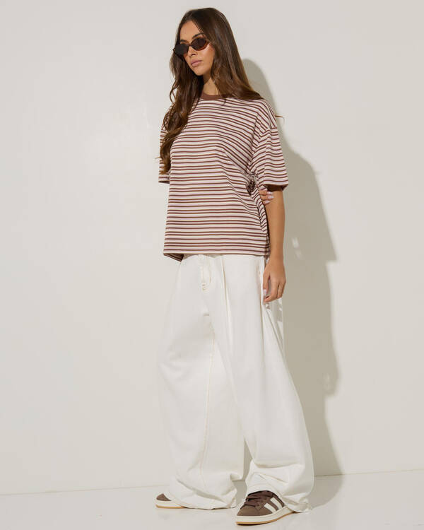 S-Double Stripe T-Shirt for Womens