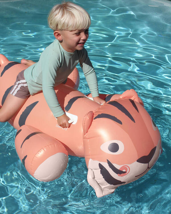 Sunnylife Kids Tino The Tiger Ride On Float for Unisex