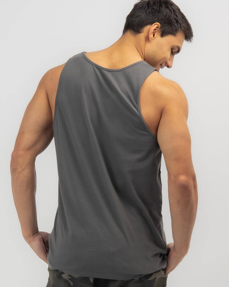 Rusty Short Cut Tank for Mens