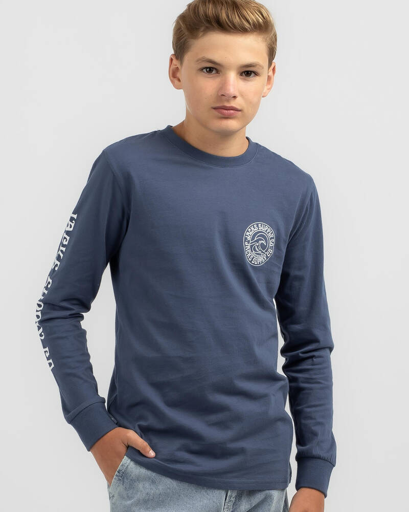 Jacks Boys' Momentum Long Sleeve T-Shirt for Mens
