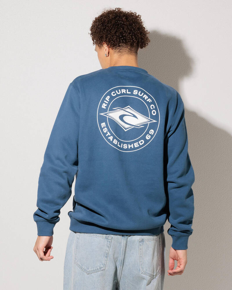 Rip Curl Stapler Crew Sweatshirt for Mens