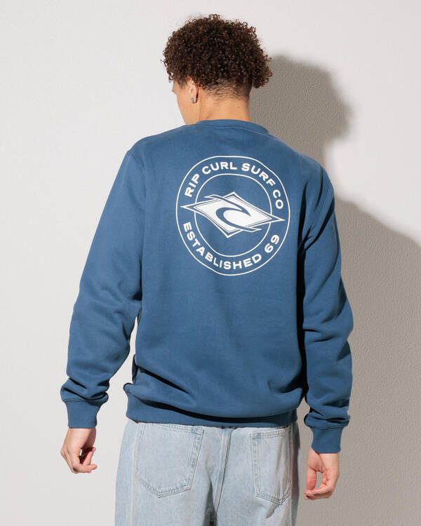 Rip Curl Stapler Crew Sweatshirt for Mens