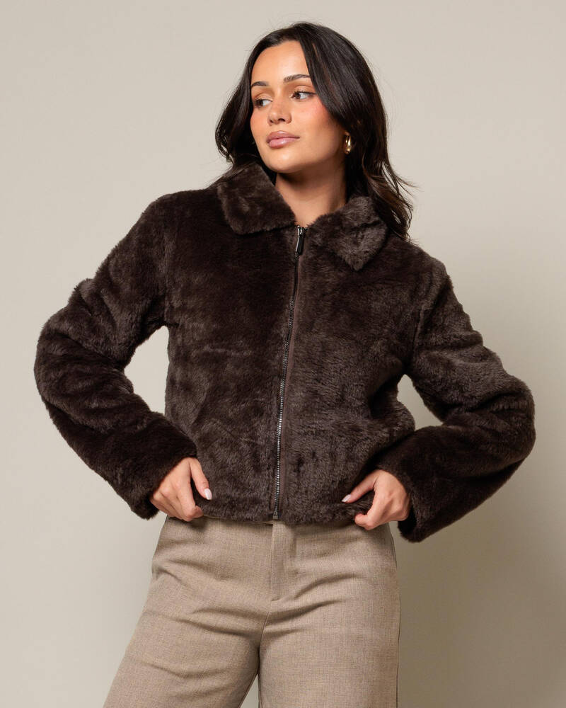 Ava And Ever Tilly Faux Fur Jacket for Womens
