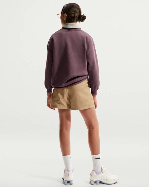 Nike Girls' Oversized Crew Sweater for Womens