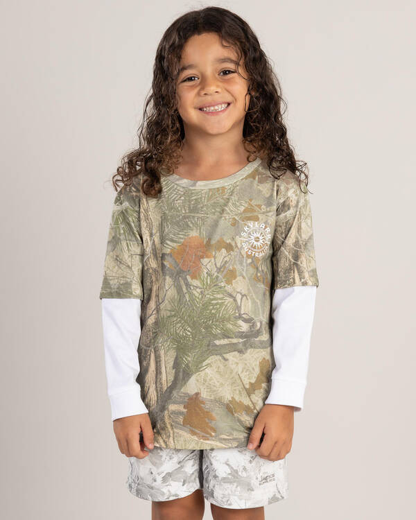 Skylark Toddlers' Fragment Layered Long Sleeve T-Shirt for Mens