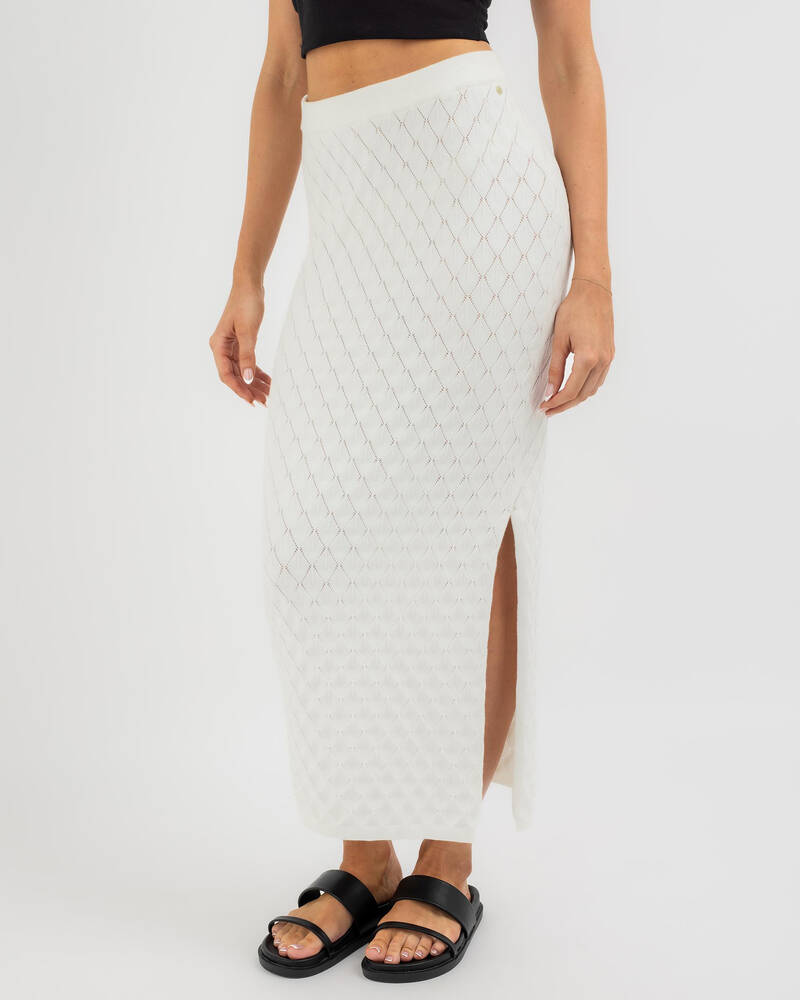 Rusty Leo Maxi Knit Skirt for Womens