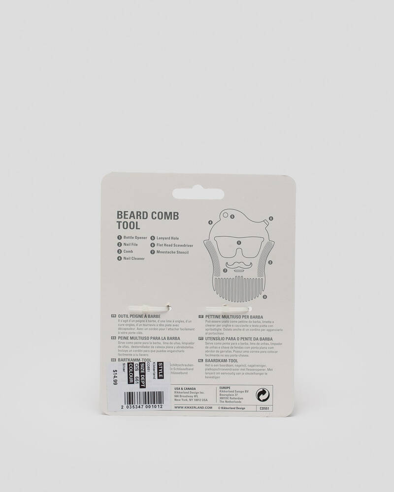 Kikkerland Beard Comb Tool for Mens