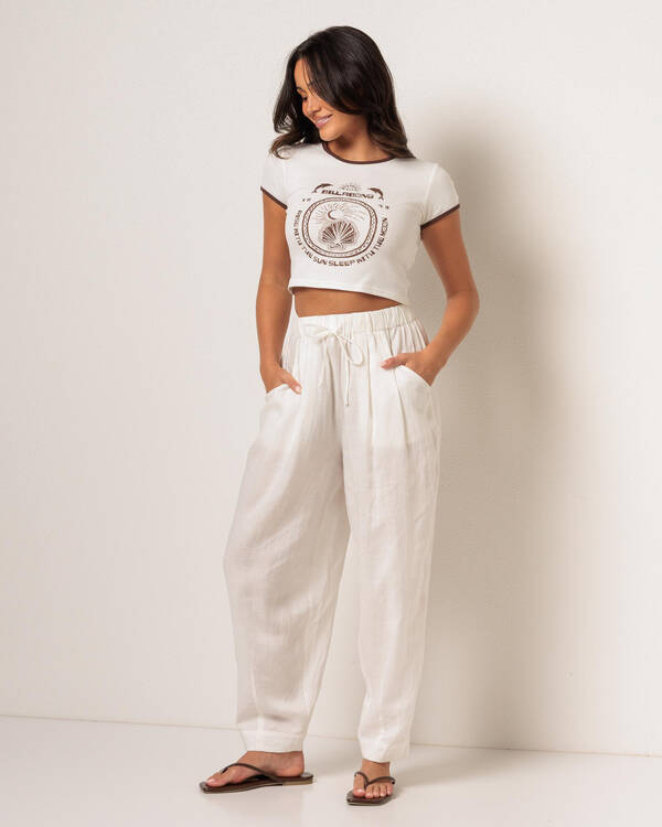 Billabong Getting There Soon Baby Tee for Womens