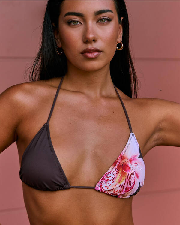 Kaiami Susie Triangle Bikini Top for Womens