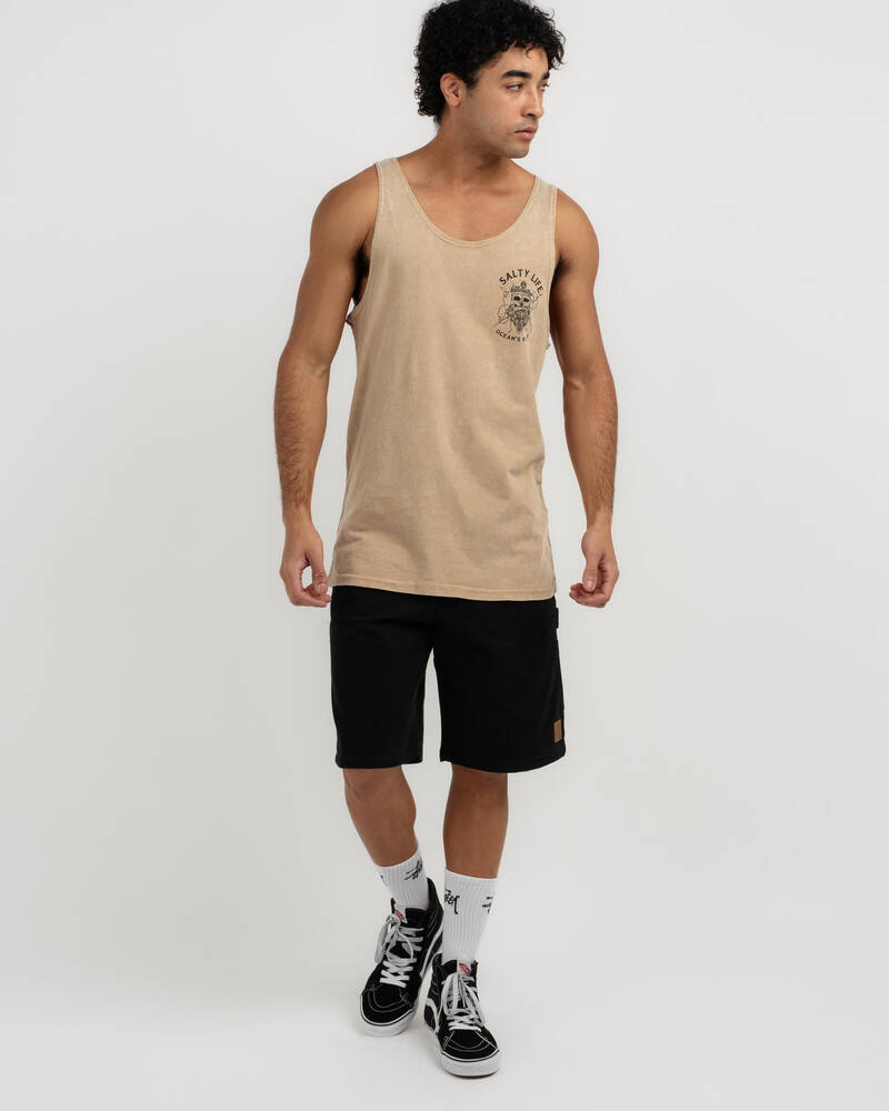 Salty Life Raider Singlet for Mens