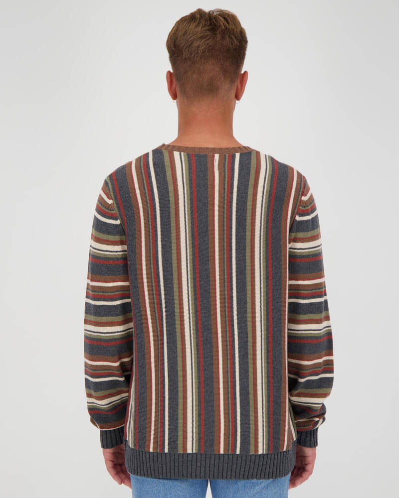 Rhythm Vacation Stripe Knit Jumper for Mens