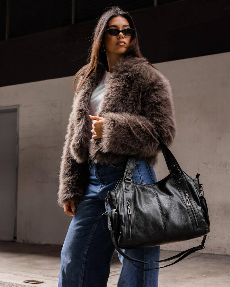 Ava And Ever Sloane Faux Fur Jacket for Womens