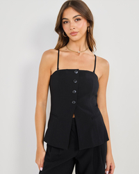 Ava And Ever Leo Dicaprio Vest Top for Womens image number null