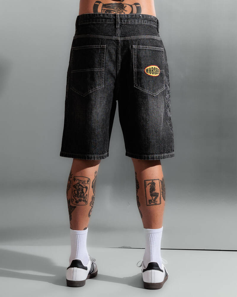 Worship Supplies Tropic Heat Big Dawg Jean Shorts for Mens