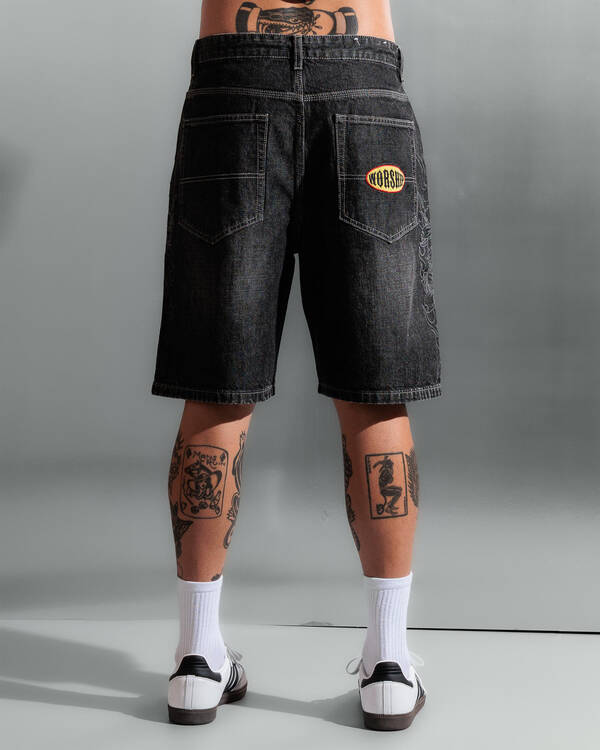 Worship Supplies Tropic Heat Big Dawg Jean Shorts for Mens