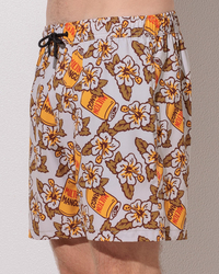 Milton Mango Euphoric Vintage Beach Shorts for Mens image number null