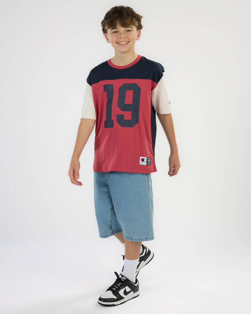 Champion Boys' Colour Block T-Shirt for Mens