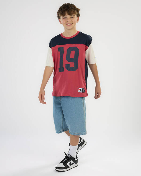 Champion Boys' Colour Block T-Shirt for Mens
