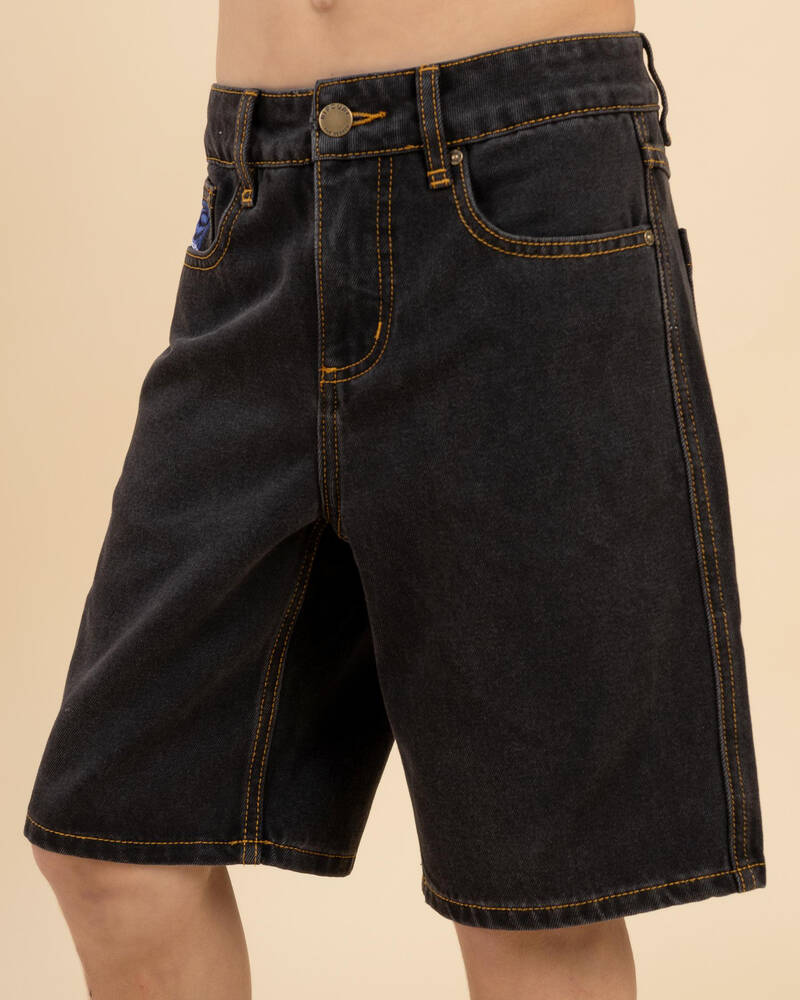 Rip Curl Boys' Hyped Up Denim Walk Shorts for Mens