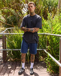 Thrills Slacker Denim Shorts for Mens image number null